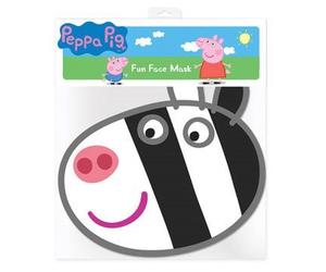 Star Cutouts Ltd Stampa Maschera di Peppa Pig Zebra maschera