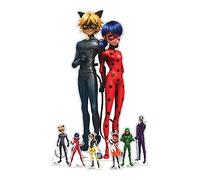 Star Cutouts Miraculous SP016 - Sagoma in cartone per feste, altezza 135 cm, motivo: Miraculous: Tales of Ladybug & Cat Noir