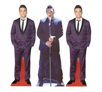 Star Cutouts Robbie Williams CS1234 - Sagome in cartone per mensole, altezza 31 cm, ideali per fan a tema, feste, compleanni, regali a sorpresa e decorazioni per la stanza ed eventi
