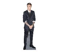 STAR CUTOUTS SC1152 Justin Bieber (Vestito Intelligente e Sorriso) a grandezza Naturale in Cartone Gratuito Mini Ritaglio, Tinta Unita, Multicolore, a grandezza Naturale