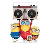 Star Cutouts SC4092 Minions con Boombox Radio Cartonato Sagoma Giocattoli, Minion Party, Decorazioni per Stanze e Compleanno