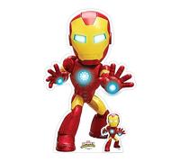 Star Cutouts SC4345 Sagoma in cartone di Iron Man Spidey e i suoi incredibili amici, perfetta per fan di Spider Man, feste ed eventi