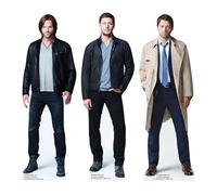 Star Cutouts SC4635 Supernatural Shelf Top Pack - Dean, Sam & Castiel Sagome in cartone da 31 cm per fan, collezionisti e decorazioni per la stanza