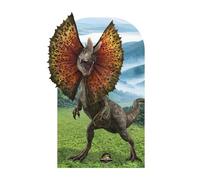 Star Cutouts SC4725 Dilophosaurus Stand In Dinosaur Jurassic World Rebirth Cartone Ritaglio Altezza 135 cm Merchandising Ufficiale Festa Compleanno Decorazione Camera