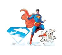 Star Cutouts SC4924 Superman e logo 3 ripiani in cartone sagomati, altezza 30 cm