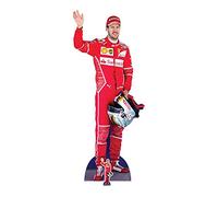 STAR CUTOUTS Sebastian Vettel Rosso, Cartone, Multicolore, 183 x 77 x 183 cm