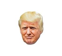 Star Cutouts SM251 Maschera divertente di Donald Trump in cartoncino. Qualcosa di cui parlare, divertimento per eventi e feste. Mano/A.