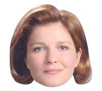 Star Cutouts SM517 Kathryn Janeway Mask (Kate Mulgrew) Star Trek - Tabs & Elastic - Party & Cosplay preferito