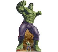 STAR CUTOUTS SC1413-Cartonato a grandezza Naturale dell'incredibile, Motivo, Tinta Unita, Colore L'incredibile Fumetto di Hulk, Lifesize, SC1413