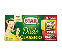 Star - Dado Classico, Ricco di Sapore, Verdure e Olio Extravergine d'Oliva - 6 confezioni da 10 dadi [60 dadi]