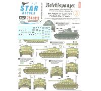 Star Decals 1/72 Befehlspanzer Pz.bef.wg IV Ausf. F/G/H & Pz.beob.wg J