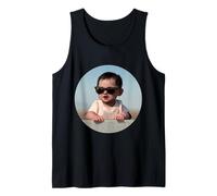 Star del Cinema Bambino Che Indossa Occhiali da Sole Summer Vibes Design Canotta