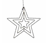 Star della decorazione delle finestre di Natale a LED