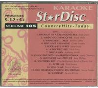 Star Disc #105 Karaoke CDG COUNTRY 14 Songs