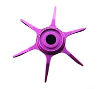 Star Drag per DAIWA TATULA 300/400 e SALTIST PE 23 Mulinello da pesca, per mulinello modificato in lega di alluminio CNC per aggiornamento a 6 stelle, riparazione o traghetto (viola)