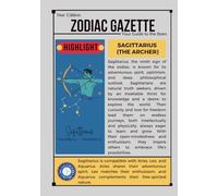Star Edition: Zodiac Gazette Sagittarius: A Guided Journal for Cosmic Self-Discovery