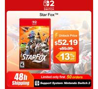 Star Fox Nintendo Switch 2 Giochi su Scheda Fisica per Console NS2 Pubblicato da Nintendo Supporta Giochi in Spagnolo ad Alto Punteggio