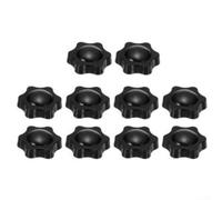 Star Grip - Dadi M8 x 38 mm di ricambio per ombrelli e varie applicazioni di fissaggio, realizzati in plastica resistente alla ruggine e manopole filettate in ottone (10 unità per set)