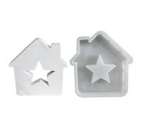 Star House Cancile Stampi Love Heart House Resin Stampi Per Preparare Decorazioni Per Stanza Della Camera Per Torta Candele Decorazioni Per Casa