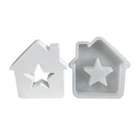 Star House Cancile Stampi Love Heart House Resin Stampi Per Preparare Decorazioni Per Stanza Della Camera Per Torta Candele Decorazioni Per Casa