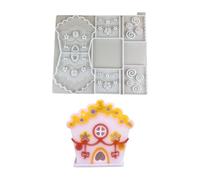 Star House Silicone Casting Stampo Per Decori Innovativi Per La Casa Stampo Ornamenti Robusti Progetti Artigianato E Decorazione Stampi In Silicone Robusti