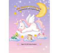 Star Kingdom Coloring Book: Magical Animals for Kids Ages 4-8 | Big, Easy Designs | 60 Coloring Pages