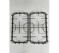 Star Kit 2 griglie in filo smaltato nero lucido 417 x 225 mm. per cucina