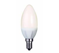 Star - Lampadina LED E14, Attacco Edison Piccolo, 5 Watt, Design a Candela, Colore: Bianco