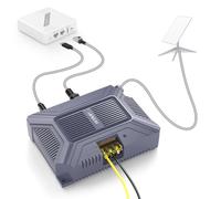 Star Link Iniettore PoE 180 W 5 in 1 GigE Passivo Con Protezione ESD per Dishy V2, Adattatore Ethernet 1000 Mbps Con Uscita USB e Tipo C per Standard Actuated (Gen 2)