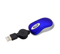 STAR-LINK - Mini mouse ottico da viaggio USB retrattile per PC, laptop, notebook