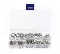Star Lock Rondella Kit 300pcs di Acciaio Inox 304 con Denti Esterni per Costruzione e Esigenze Meccaniche