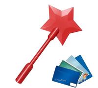 Star Magic Wands Contactless Payment Card Holder | 3D Printed Wand TapTo Pay, Fun Functional Present For Kids, Adults