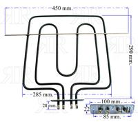 Star Nardi Ariston Indesit Resistenza Forno Superiore 750 +1500 Watt 220 V.