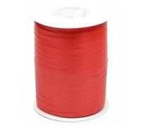 STAR NEW FLOWER- Rotolo Nastro Arricciabile, Tinta Unita, Colore Rosso, 5 mm x 500 Metri, 728-00