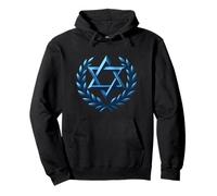 Star of David - The Seal of Solomon Felpa con Cappuccio