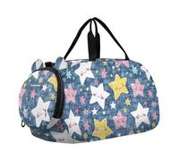 Star Of Good Dreams, borsone con scomparto per scarpe, multifunzionale, borsa da viaggio per spiaggia, piscina, sport, Stella dei bei sogni
