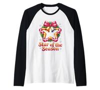 Star of The Season Campane di Natale Gioia Maglia con Maniche Raglan