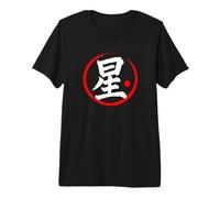 Star Parola Giapponese Kanji Carattere Maglietta Premium