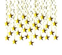Star Party Decors Festival Golden Star Hanging Ornamento Elegante Decorazione per Natale Laurea