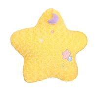 Star Plush Pillow, Decorative Nursery Cushion, 19.69 Inches Soft Pillow with Moon Design, Authentic Fabric Room Decor, Cute Plush with Creative Style, Accent Cushion for Bedside Sofa Chair