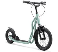 STAR SCOOTER Monopattino bambini 2 ruote da 7-8 anni | Scooter regolabile 12/16" pollici con ruote grandi pneumatico | Grigio