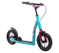 STAR SCOOTER Monopattino bambini 2 ruote da 7 anni | Scooter regolabile 12" pollici con ruote grandi pneumatico | Verde