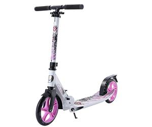 STAR SCOOTER Premium Design City Scooter Monopattino Il tuo fedele compagno anche sulla strada per la scuola | Edizioni 205mm Deluxe Cruising | Bianco & Lilla