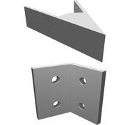 Star-Shaped Wall Box Bracket Set for 1x2 Inch Lumber - DIY Rustic Wall Decor Kit