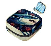 Star Shark-1421 Borsa per il primo ciclo mestruale per ragazze e donne, sacchetto per coppette mestruali femminili borse per tamponi mestruali Holde