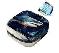 Star Shark-1454 Borsa per il primo ciclo mestruale per ragazze e donne, sacchetto per coppette mestruali femminili borse per tamponi mestruali Holde