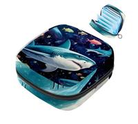 Star Shark-1531 Borsa per il primo ciclo mestruale per ragazze e donne, sacchetto per coppette mestruali femminili borse per tamponi mestruali Holde