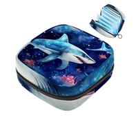 Star Shark-1542 Borsa per il primo ciclo mestruale per ragazze e donne, sacchetto per coppette mestruali femminili borse per tamponi mestruali Holde