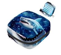 Star Shark-1564 Borsa per il primo ciclo mestruale per ragazze e donne, sacchetto per coppette mestruali femminili borse per tamponi mestruali Holde