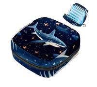 Star Shark-1619 Borsa per il primo ciclo mestruale per ragazze e donne, sacchetto per coppette mestruali femminili borse per tamponi mestruali Holde